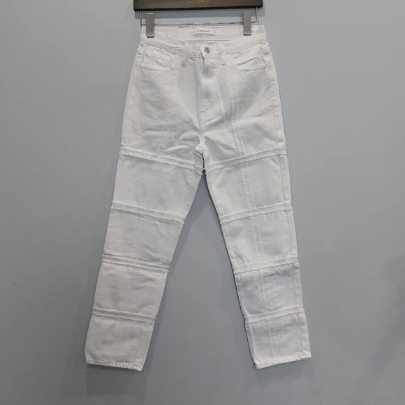 J Brand Jeans J Brand Jules White Off The Grid Patched Denim